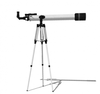 现代望远镜su模型