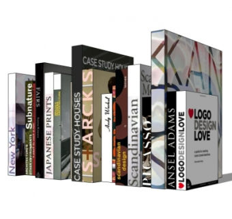 现代书籍组合su模型