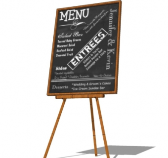 现代画板su模型