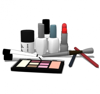 现代化妆品su模型
