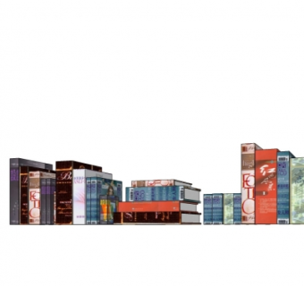 现代书籍组合su模型