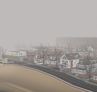 欧式豪华小区规划su模型