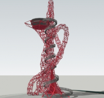 现代艺术建筑su模型