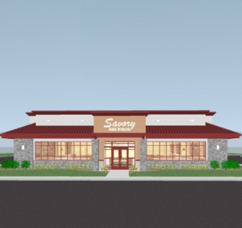 现代饭馆su模型