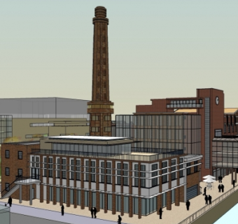 现代建筑外观su模型