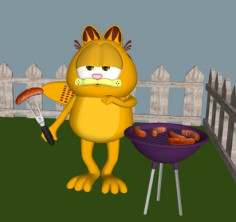 现代加菲猫su模型