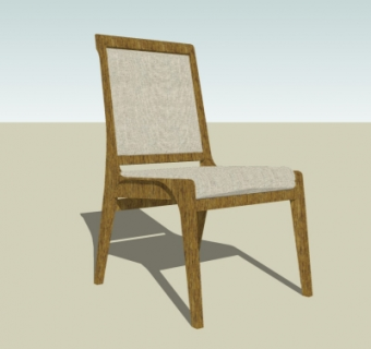 现代单椅su模型