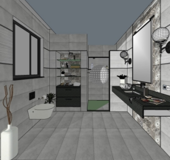 现代卫浴su模型