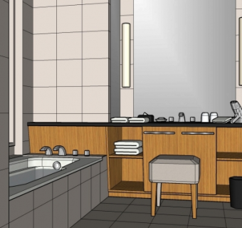 现代卫浴su模型