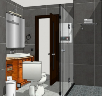 现代卫浴su模型