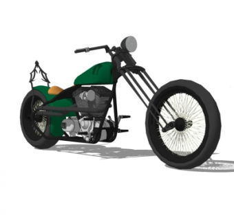 现代摩托车su模型