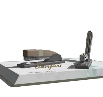 现代订书机su模型