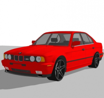 现代小汽车su模型