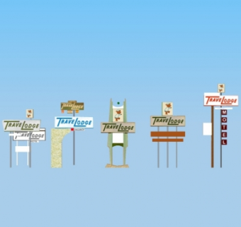 现代指示牌su模型