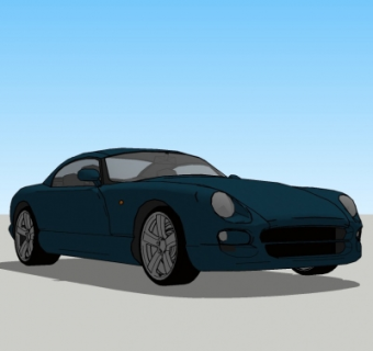 现代汽车su模型