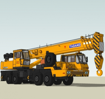 现代吊车su模型