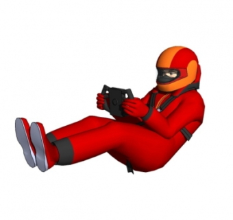 现代赛车手su模型