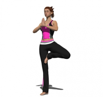 现代人物su模型