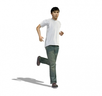 现代人物su模型