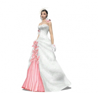 现代人物su模型