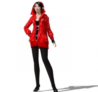 现代人物su模型