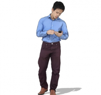 现代人物su模型