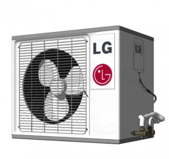 现代空调外机su模型