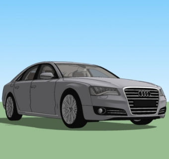 现代汽车su模型