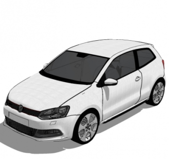 现代汽车su模型