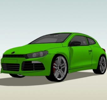 现代汽车su模型