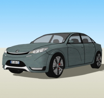 现代汽车su模型