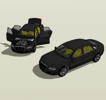 现代汽车su模型