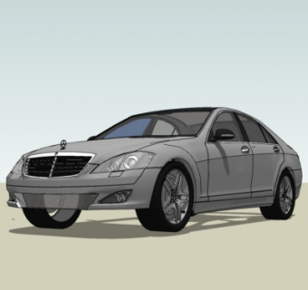 现代汽车su模型