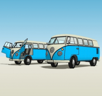 现代面包车su模型