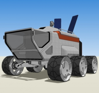 现代火星登陆车su模型