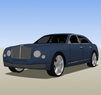 现代汽车su模型