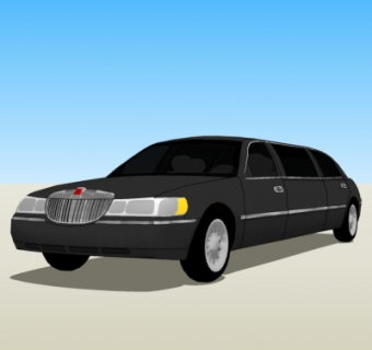 现代房车su模型