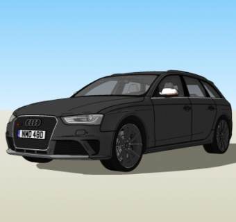 现代汽车su模型