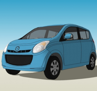 现代汽车su模型