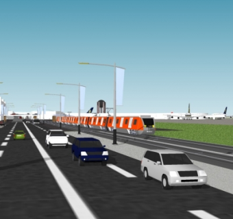 现代机场su模型