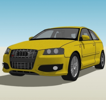 现代汽车su模型