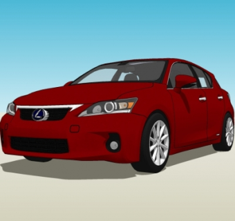 现代汽车su模型