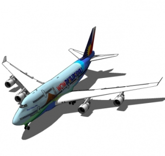 现代飞机su模型