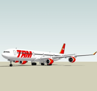 现代飞机su模型