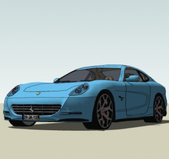 现代汽车su模型