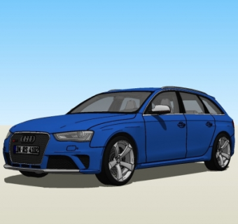 现代汽车su模型