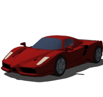 现代汽车su模型