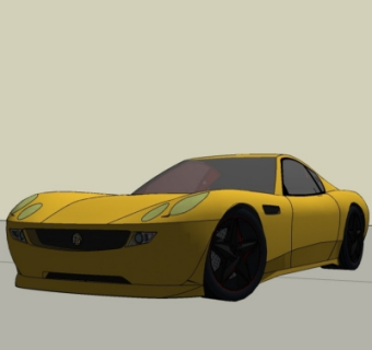 现代汽车su模型