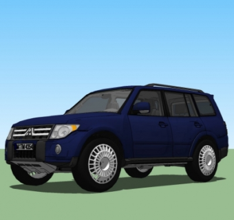 现代汽车su模型