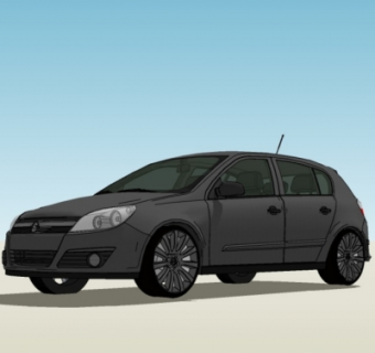 现代汽车su模型